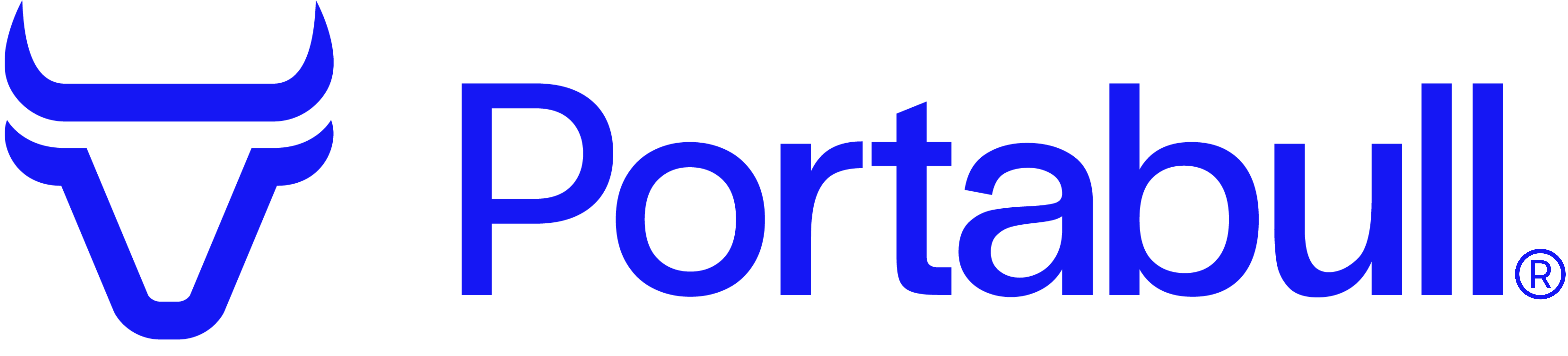 Portabull Primary Logo Blue